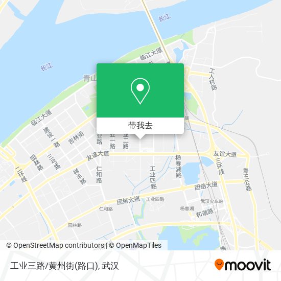 工业三路/黄州街(路口)地图