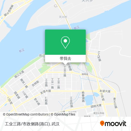 工业三路/市政侧路(路口)地图