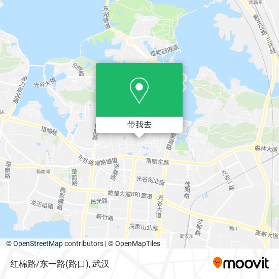 红棉路/东一路(路口)地图