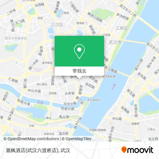 麗枫酒店(武汉六渡桥店)地图