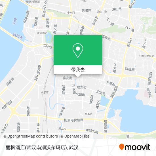 丽枫酒店(武汉南湖沃尔玛店)地图