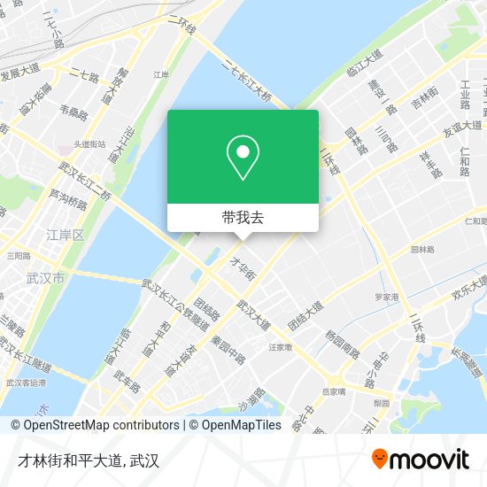 才林街和平大道地图