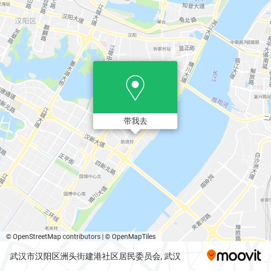 武汉市汉阳区洲头街建港社区居民委员会地图