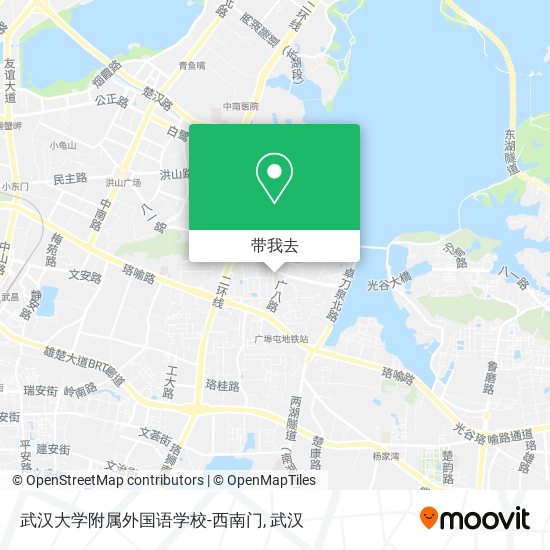 武汉大学附属外国语学校-西南门地图