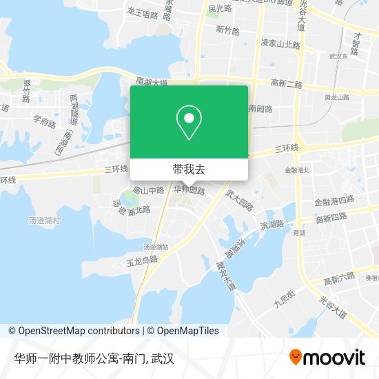 华师一附中教师公寓-南门地图