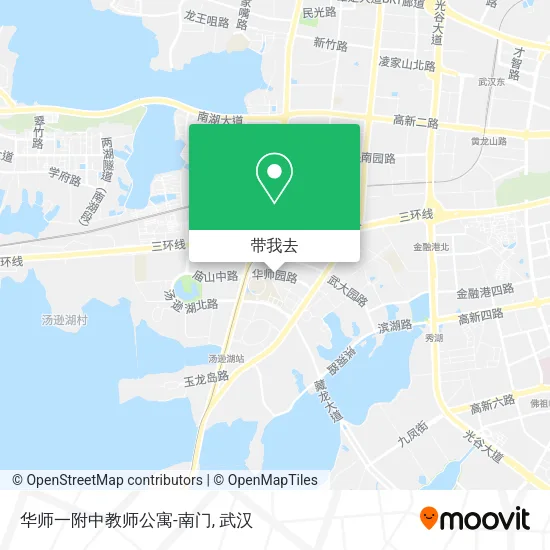 华师一附中教师公寓-南门地图