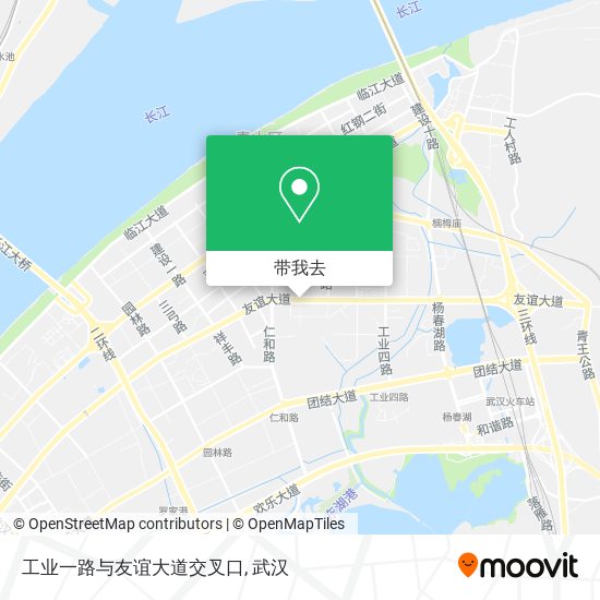 工业一路与友谊大道交叉口地图