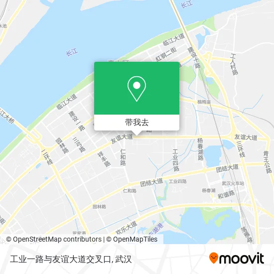 工业一路与友谊大道交叉口地图