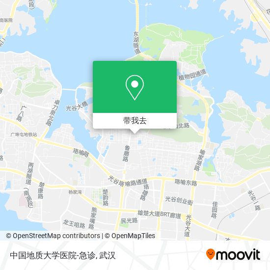 中国地质大学医院-急诊地图