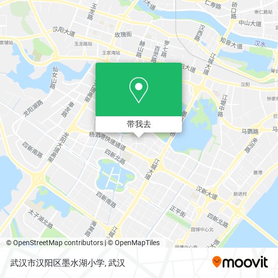 武汉市汉阳区墨水湖小学地图