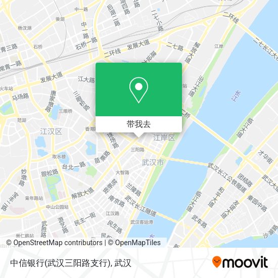 中信银行(武汉三阳路支行)地图