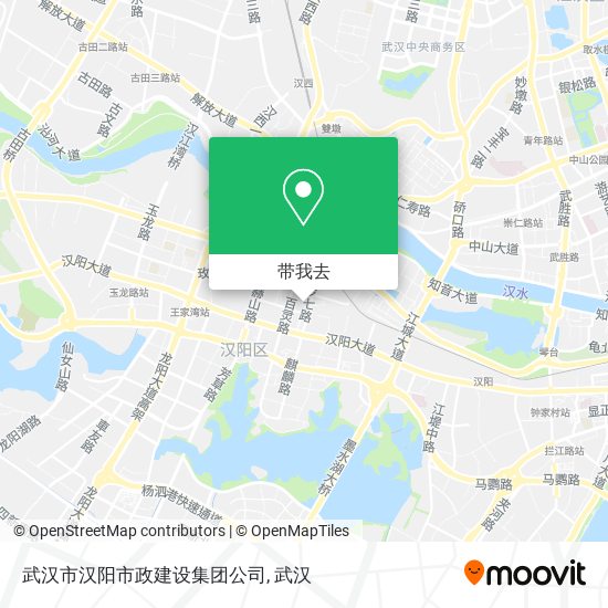 武汉市汉阳市政建设集团公司地图