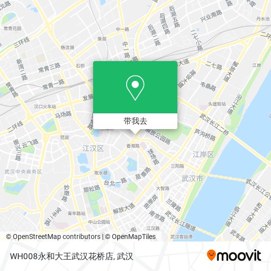 WH008永和大王武汉花桥店地图