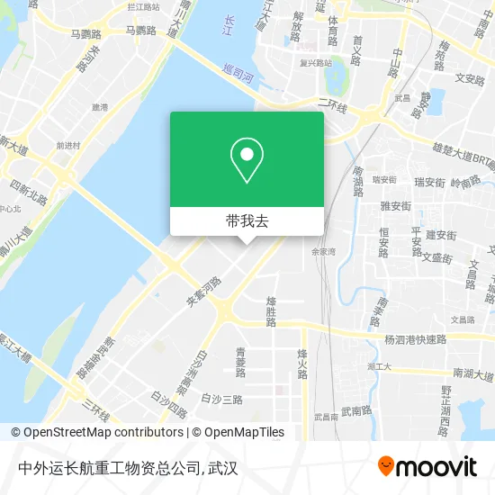 中外运长航重工物资总公司地图