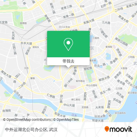 中外运湖北公司办公区地图