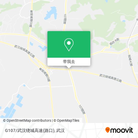 G107/武汉绕城高速(路口)地图
