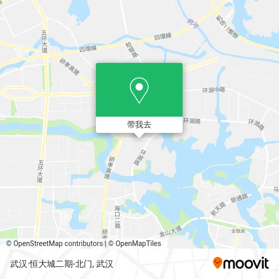 武汉·恒大城二期-北门地图