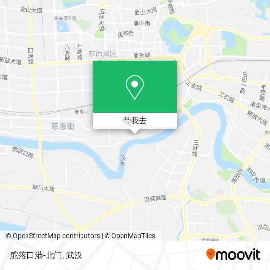 舵落口港-北门地图