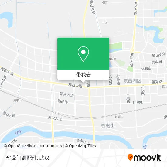 华鼎门窗配件地图