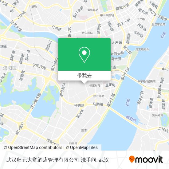 武汉归元大觉酒店管理有限公司-洗手间地图