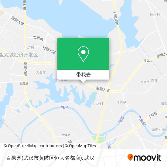 百果园(武汉市黄陂区恒大名都店)地图