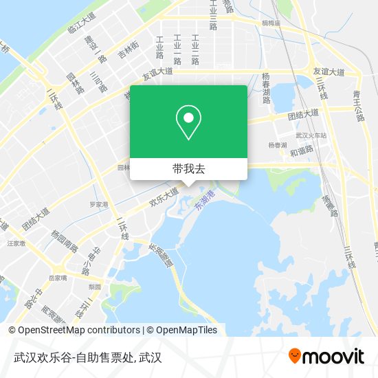武汉欢乐谷-自助售票处地图