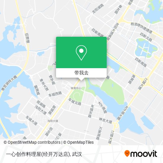 一心创作料理屋(经开万达店)地图