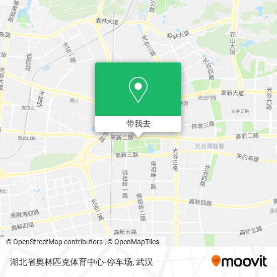 湖北省奥林匹克体育中心-停车场地图