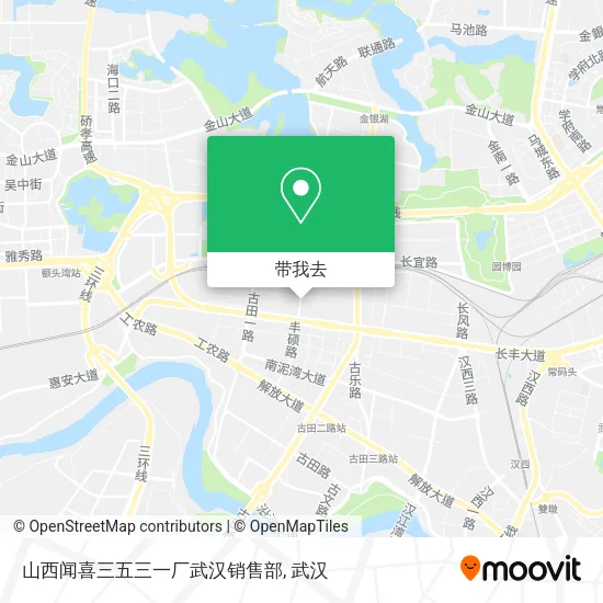 山西闻喜三五三一厂武汉销售部地图