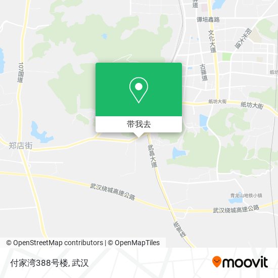 付家湾388号楼地图