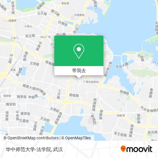 华中师范大学-法学院地图