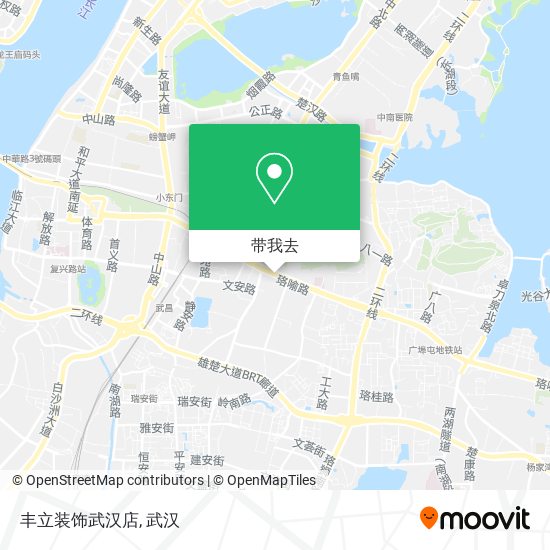 丰立装饰武汉店地图