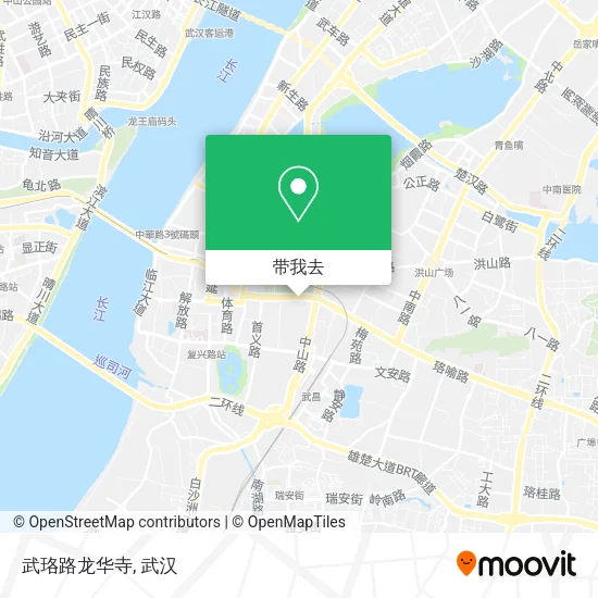 武珞路龙华寺地图