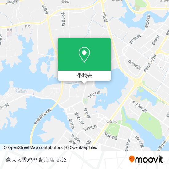 豪大大香鸡排 超海店地图