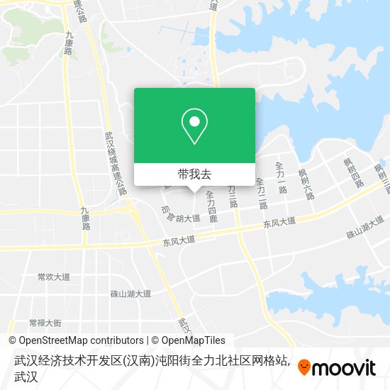 武汉经济技术开发区(汉南)沌阳街全力北社区网格站地图