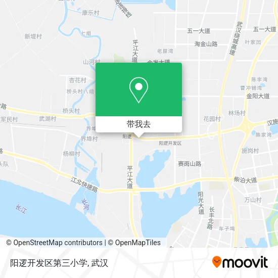 阳逻开发区第三小学地图