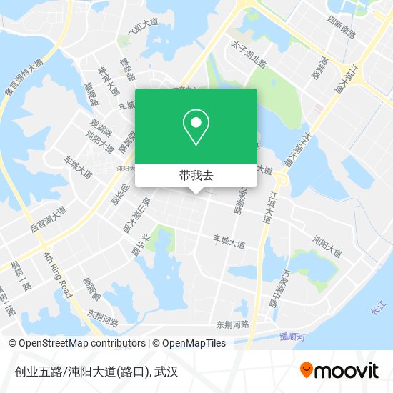创业五路/沌阳大道(路口)地图