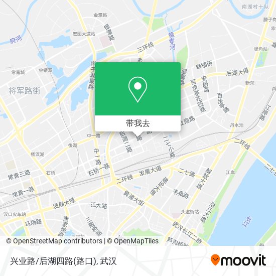 兴业路/后湖四路(路口)地图