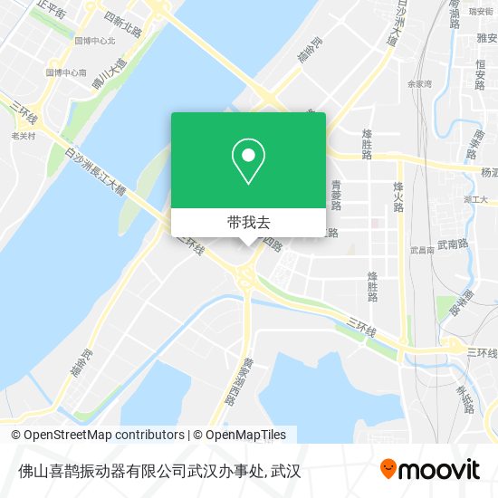 佛山喜鹊振动器有限公司武汉办事处地图