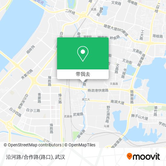 沿河路/合作路(路口)地图