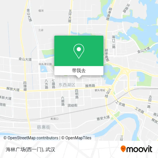 海林广场(西一门)地图
