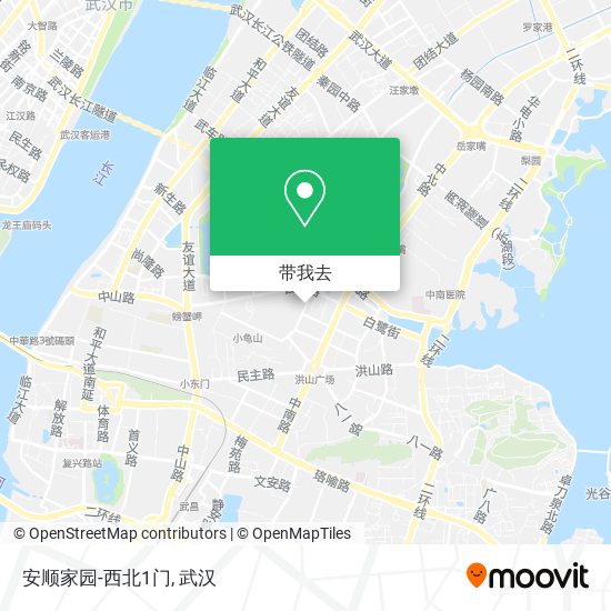 安顺家园-西北1门地图