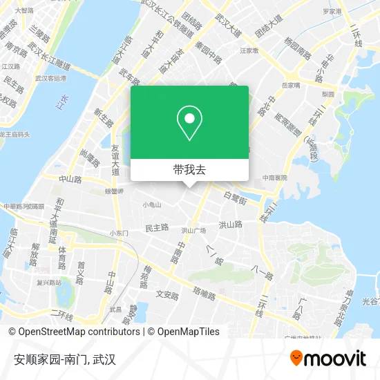 安顺家园-南门地图