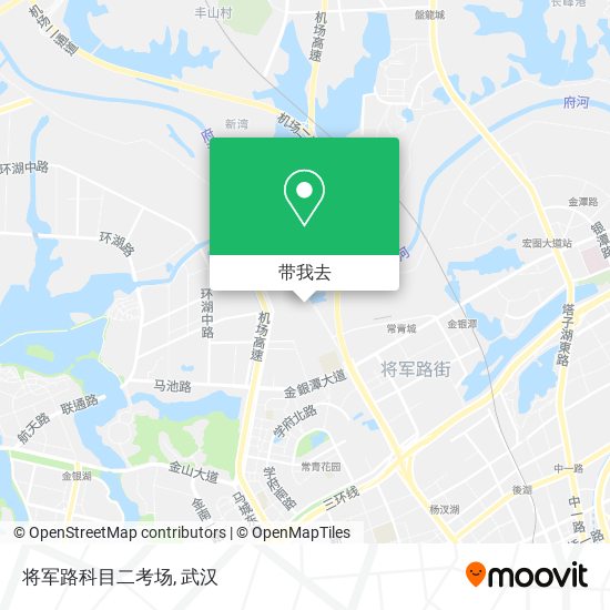将军路科目二考场地图