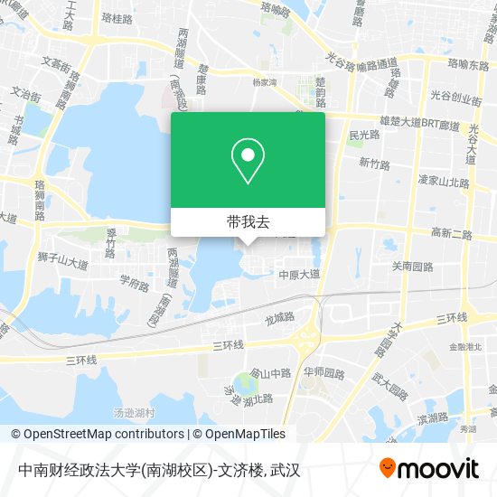 中南财经政法大学(南湖校区)-文济楼地图