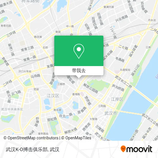 武汉K-O搏击俱乐部地图