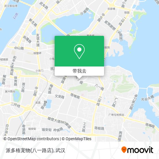 派多格宠物(八一路店)地图