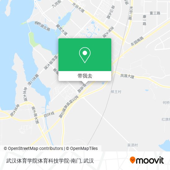 武汉体育学院体育科技学院-南门地图