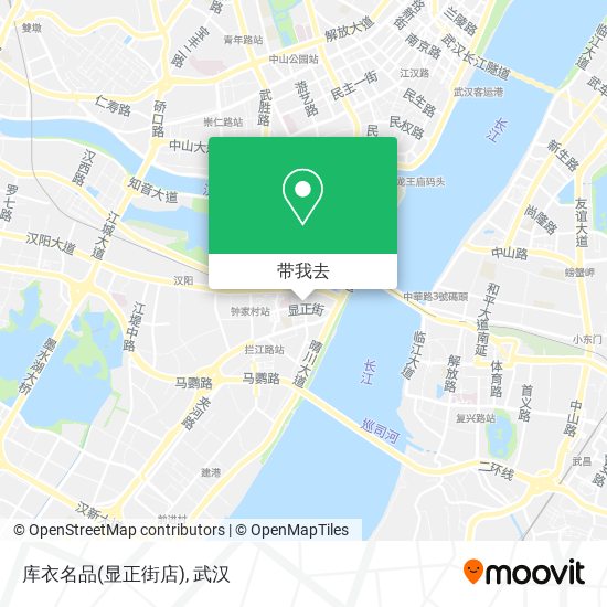 库衣名品(显正街店)地图