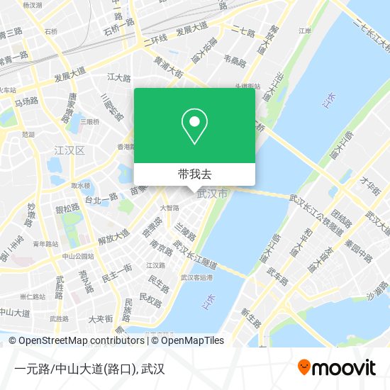 一元路/中山大道(路口)地图